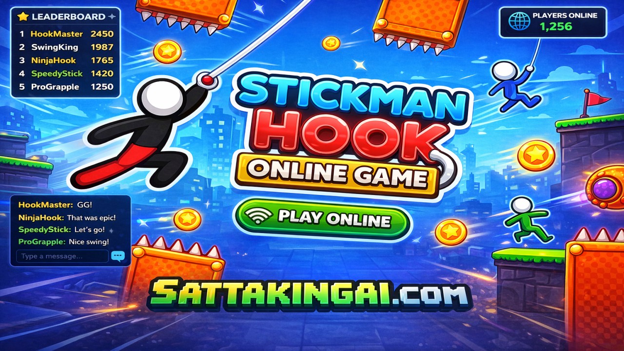 Stickman Hook Online Game – Smooth &amp; Addictive